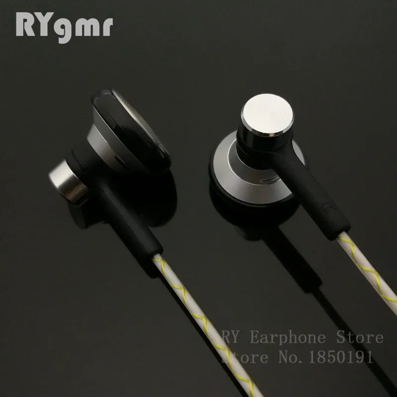 Оригинальные наушники вкладыши RY04 металлические Hi Fi 15 мм с качественным звуком