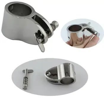 

2PCS 22mm 25mm Stainless Steel 316 Marine Boat Jaw Slide Clamp Spring Pin Quick Release Hinged Slide barco accesorios marinos