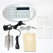 Электрический цифровой татуировки машинки для постоянного макияжа Комплект ручек для Брови Губы Татуировки Косметический Наборы составляют картридж иглы