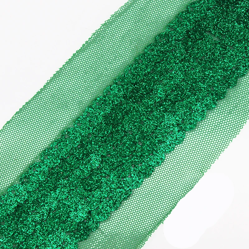 sequin green