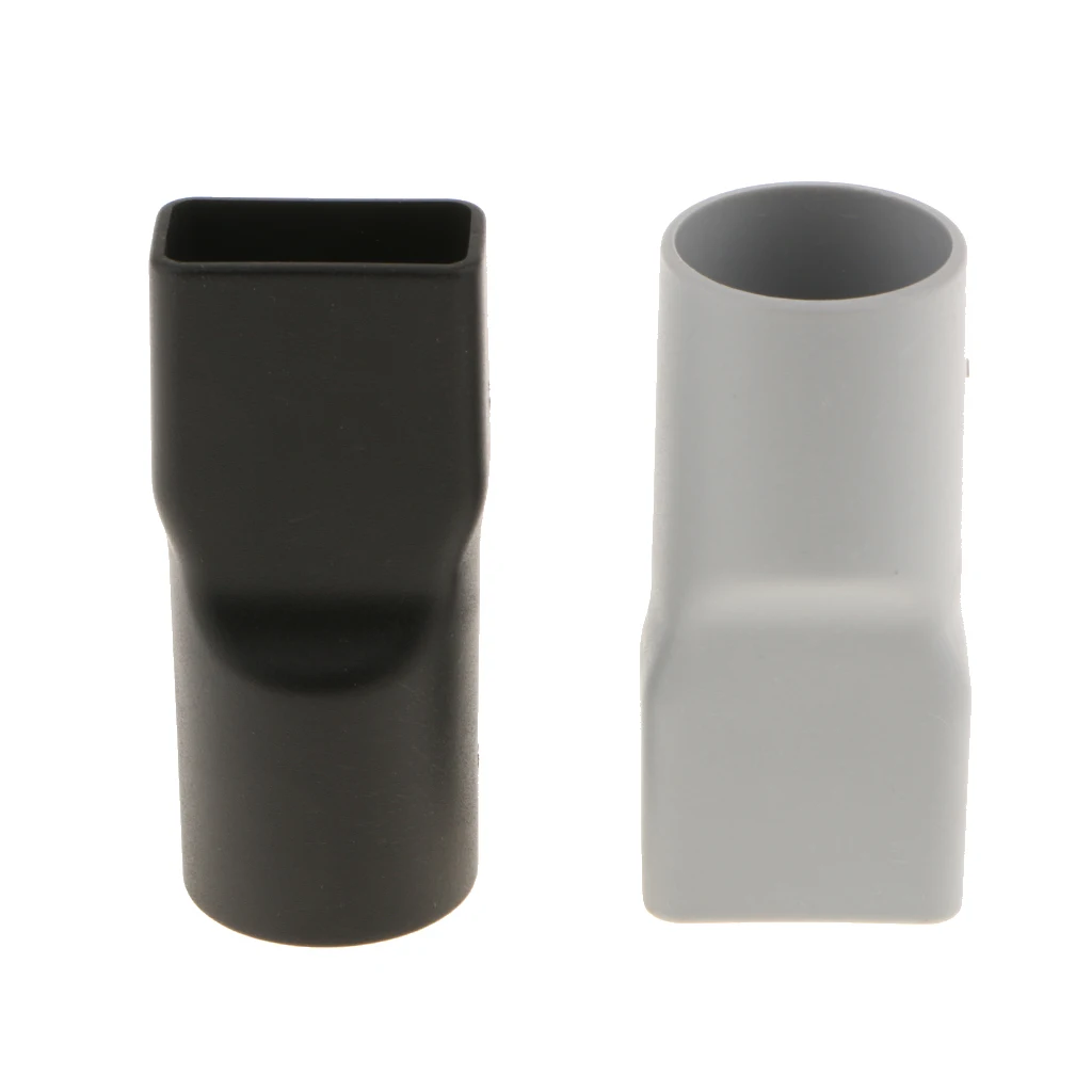 32mm Dia. Round to Square Neck Vacuum Cleaner Nozzle Connector Adapter