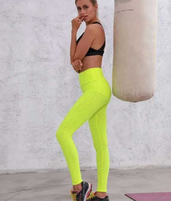 Для женщин леггинсы Butt Lift Push Up брюки плюс Размеры хип до персик нижней Хорошее