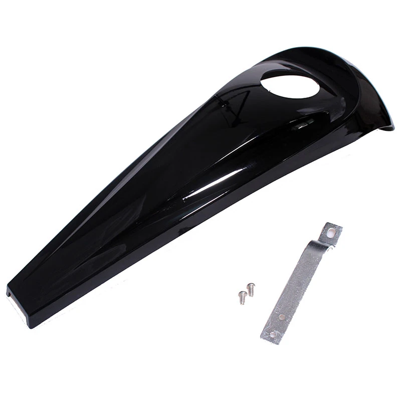 Motorcycle Vivid Black Fuel Tank Smooth Dash Console For Harley Touring