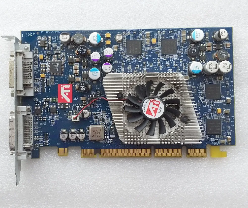 102-A14404-00 Radeon 9800XT 256 MB AGP Pro DVI + АЦП видео Графика карты для Мощность G5