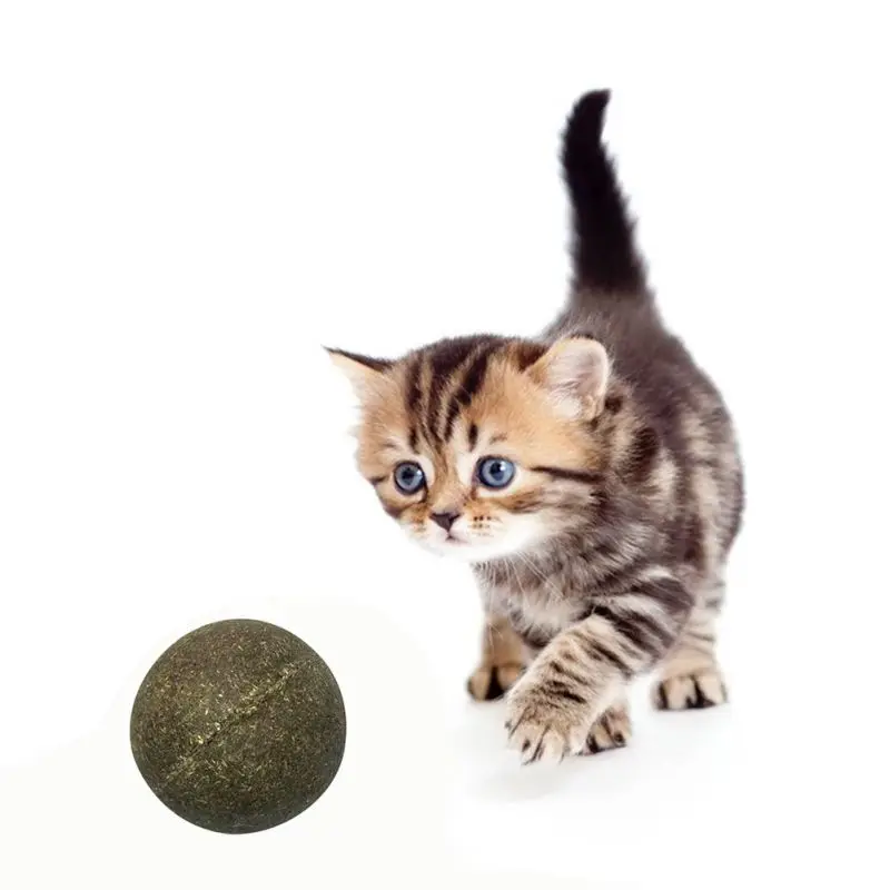 

Pet Cat Toy Natural Catnip Feather Plush Toy Rolling Ball Toys with Soft Yellow Feathers for Cats Cat Catcher Teaser toy