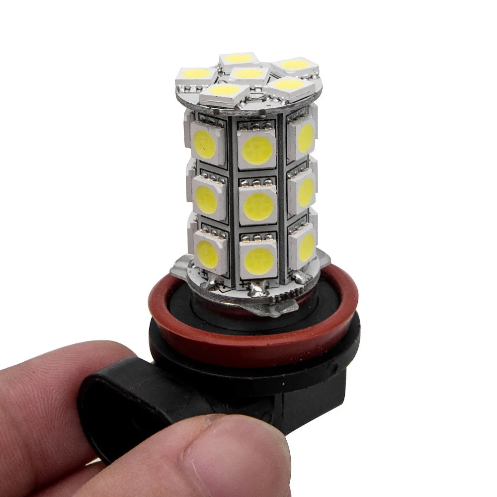 2X H8/H11 27 SMD 5050 Светодиодный светильник комплект яркий белый туман s головной лампы