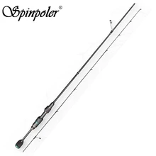 Venda barato 1.5m 1.68m 1.8m Super Leve Ultraleve Sólidos Top Spin Vara De Pesca Haste de Giro 0.5- 8g Lure Peso Super Pólo De Poder