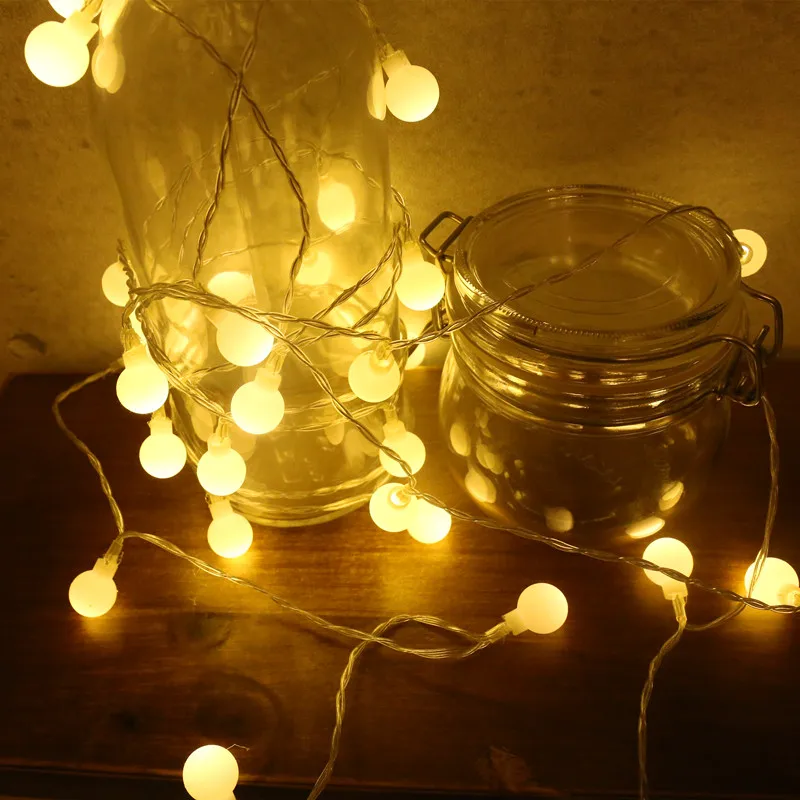 10M 100 LED Globe String Lights Warm White/White Ball Fairy Light for Party Christmas Wedding New Year Indoor&outdoor Decoration 10M 100 LED Globe String Lights Warm White/White Ball Fairy Light for Party Christmas Wedding New Year Indoor&outdoor Decoration