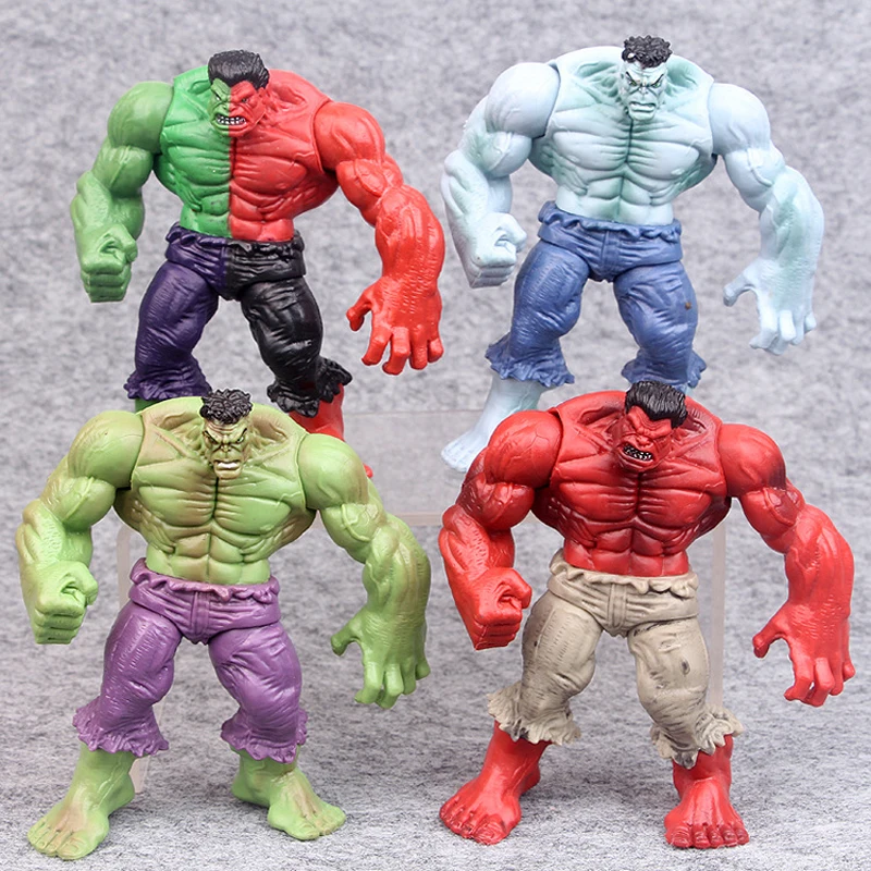 10sets 40pcs Lot 12cm Avengers 2 Hulk Compound Red Grey