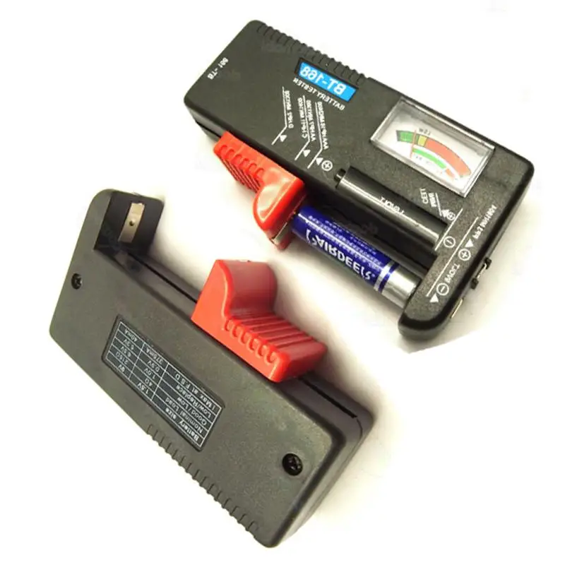 ЖК-дисплей Цифровой тестер батареи AA AAA 9 В для сотового кнопки батареи Емкость измеритель напряжения тока батарея проверка метр инструменты