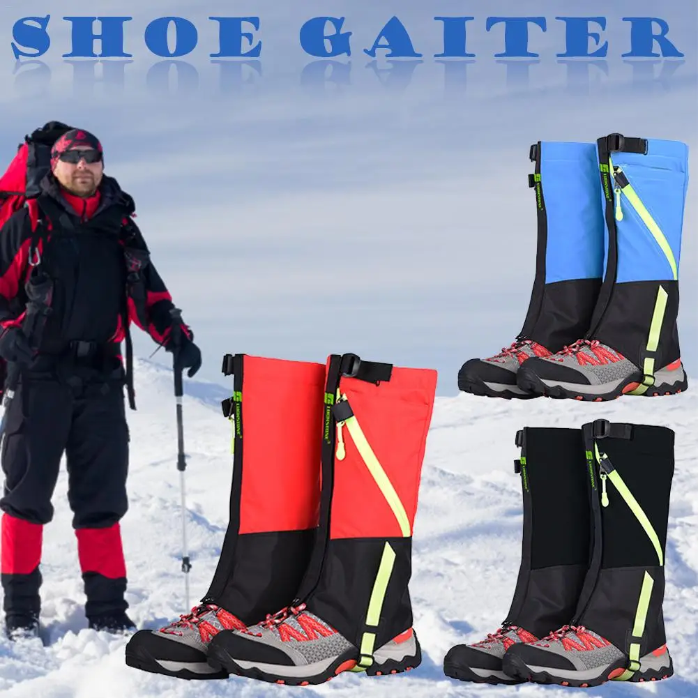 

Outdoor Waterproof Snow Hiking Skiing Leg Gaiter Children's Breathable Mountaineering Shoe Gaiter Boot Cover