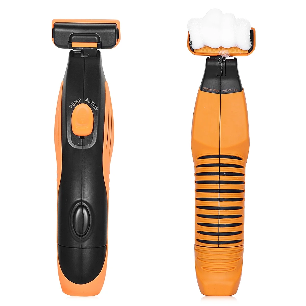 

XPREEN Washable Hand-operated Rotatable Automatic Bubbling Removable 4-layer Blade Shaver Razor Great Gift for Male
