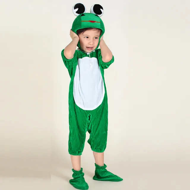 Buy green frog costume for children frog cosplay