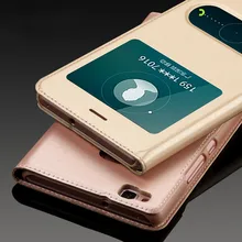 

Smart View Flip Huawei P9 lite Case original pu leather case for Huawei P9 lite phone case