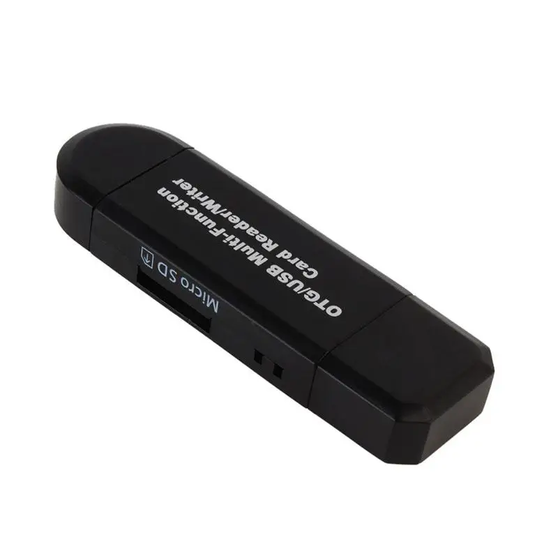 Amzdeal USB 2.0 Card Reader адаптер Micro SD/TF для мобильного телефона Планшеты Портативный черный