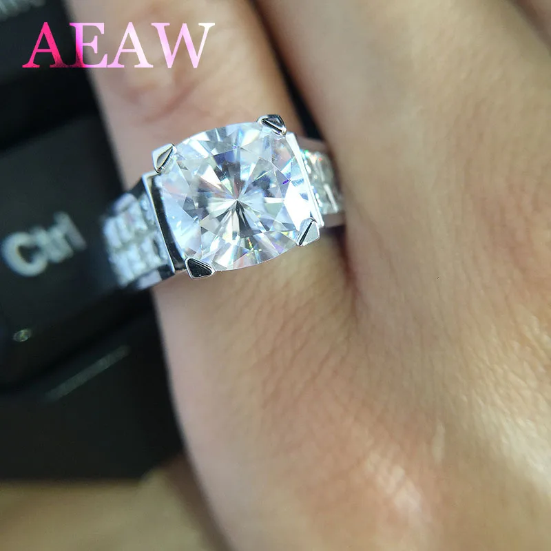 3,5 карат 9 мм Подушка и принцесса обручальное кольцо & Свадьба лабораторный алмаз кольцо двойное кольцо Halo подлинное 14 K 585 Белое золото 3,5 карат 9 мм Подушка и принцесса обручальное кольцо & Свадьба лабораторный алмаз кольцо двойное кольцо Halo подлинное 14 K 585 Белое золото