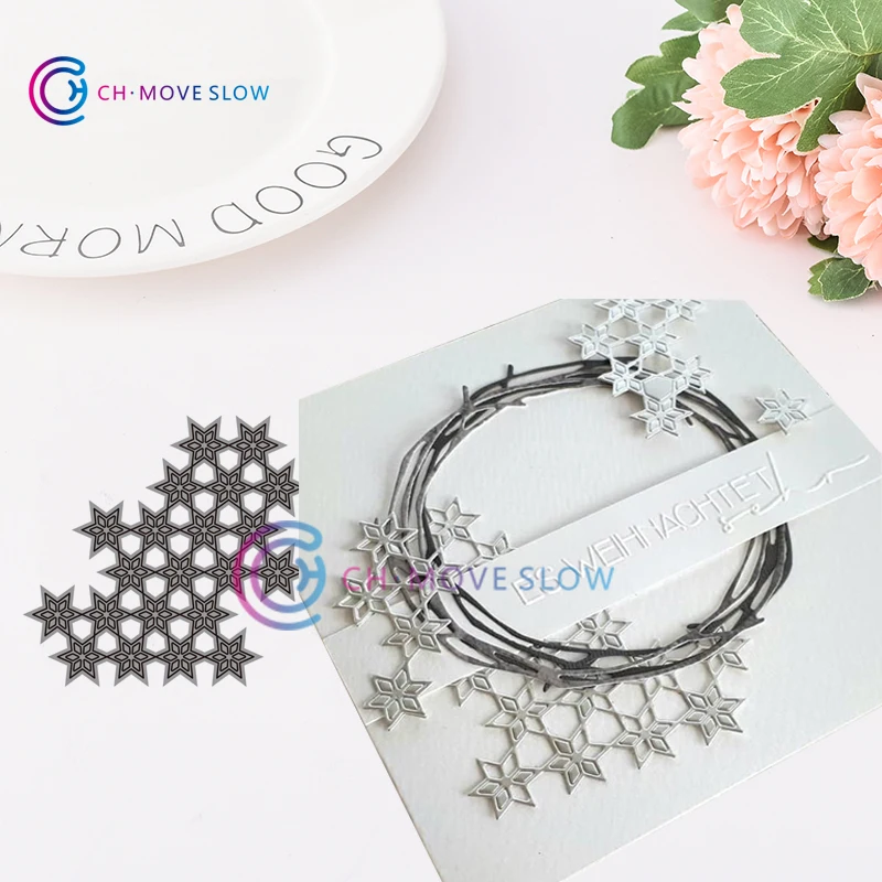 

2019 New Arrival CH Pentagram Metal cutting dies stencils Greeting Card Decoration DIY Scrapbooking Scrapbook Paper Photo Album