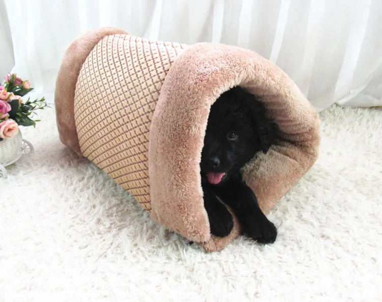 

2-in-1 Cat Beds Snooze Tunnel and Mat Self Warming Cat Hideaways Thermal Cave Bed for Cats Small Dogs for Travel or Home Hot