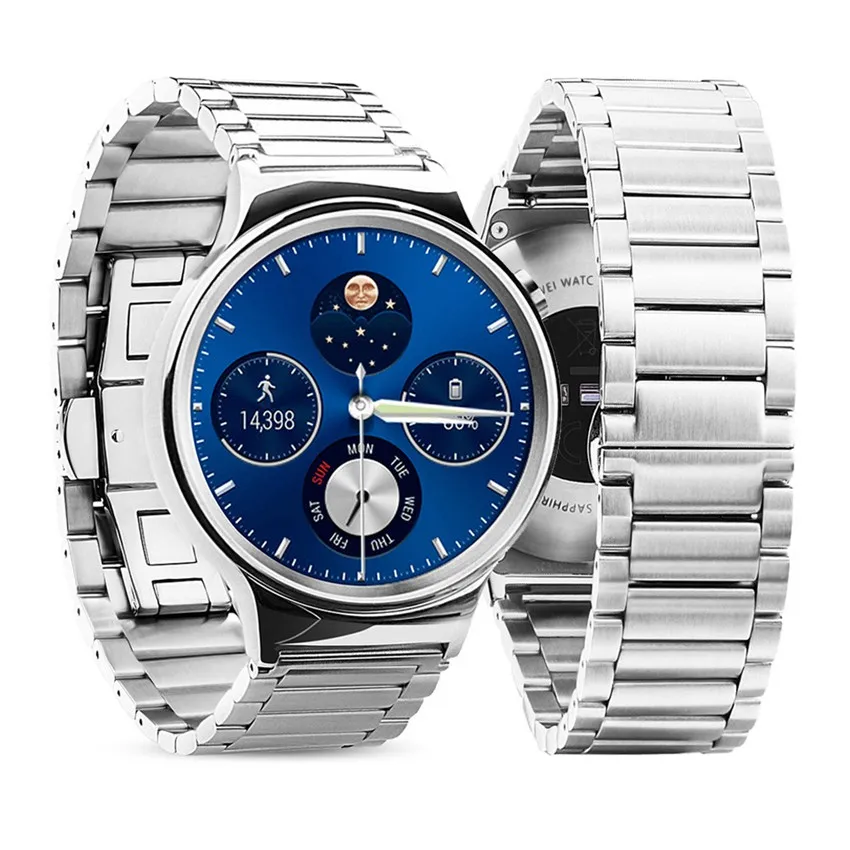 Luxury Brand Men Watches Stainless Steel Strap Mesh Replacement Straps Watch Band For Huawei Watch 42mm