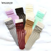 [WPLOIKJD] Харадзюку, сексуальный японский стиль, продукт, красивые, для девочек, ажурные, сетчатые, шелковые, хлопковые, кучи, женские носки