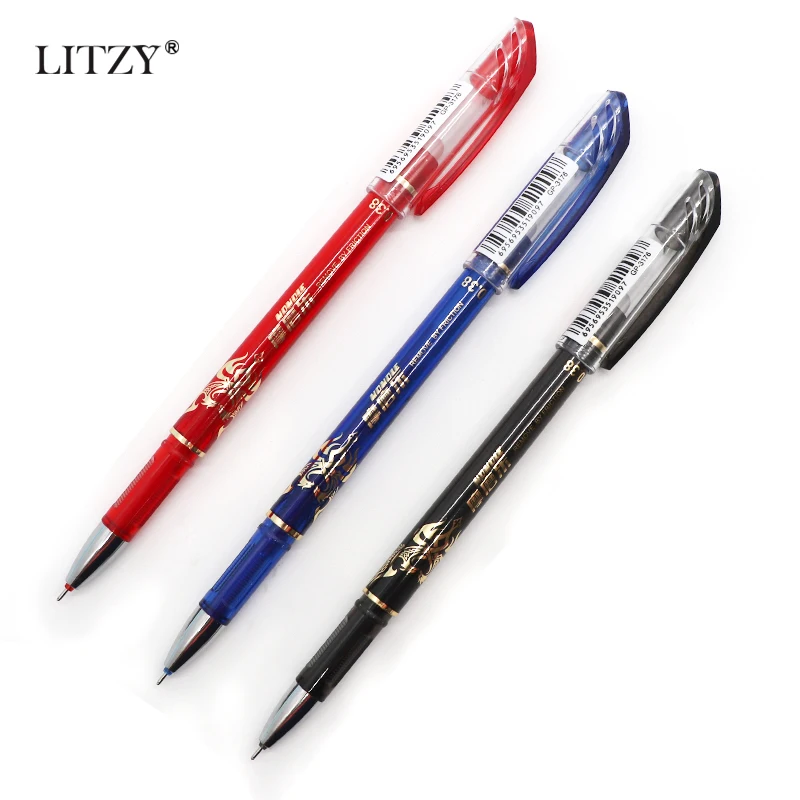 Erasable Pen Blue Black Ink Blue Magic Ballpoint Pens for School Office