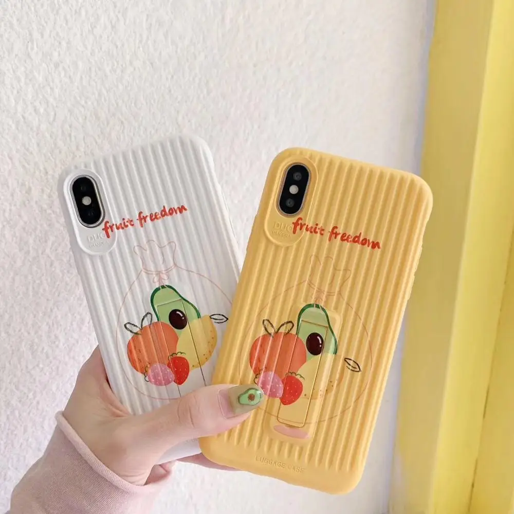 ORYKSZ 3D роскошный прекрасный фруктовый силиконовый чехол для iphone XR X XS максимальный