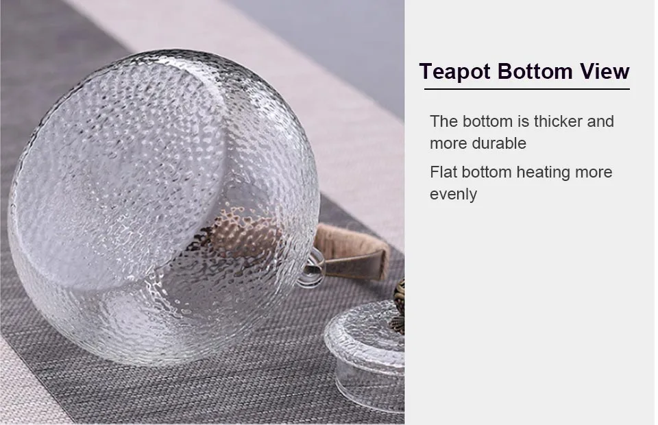 BORREY японский термостойкий стеклянный чайник с фильтром из боросиликатного стекла чайник с подогревом кофе цветочный чайник 700 мл