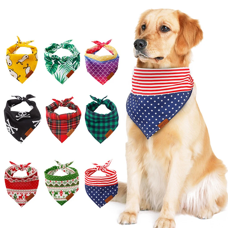 Cuello Bufanda para Perros Ajustable Pet Triangular Bandana Perro Gato Corbata Corbata Rosa
