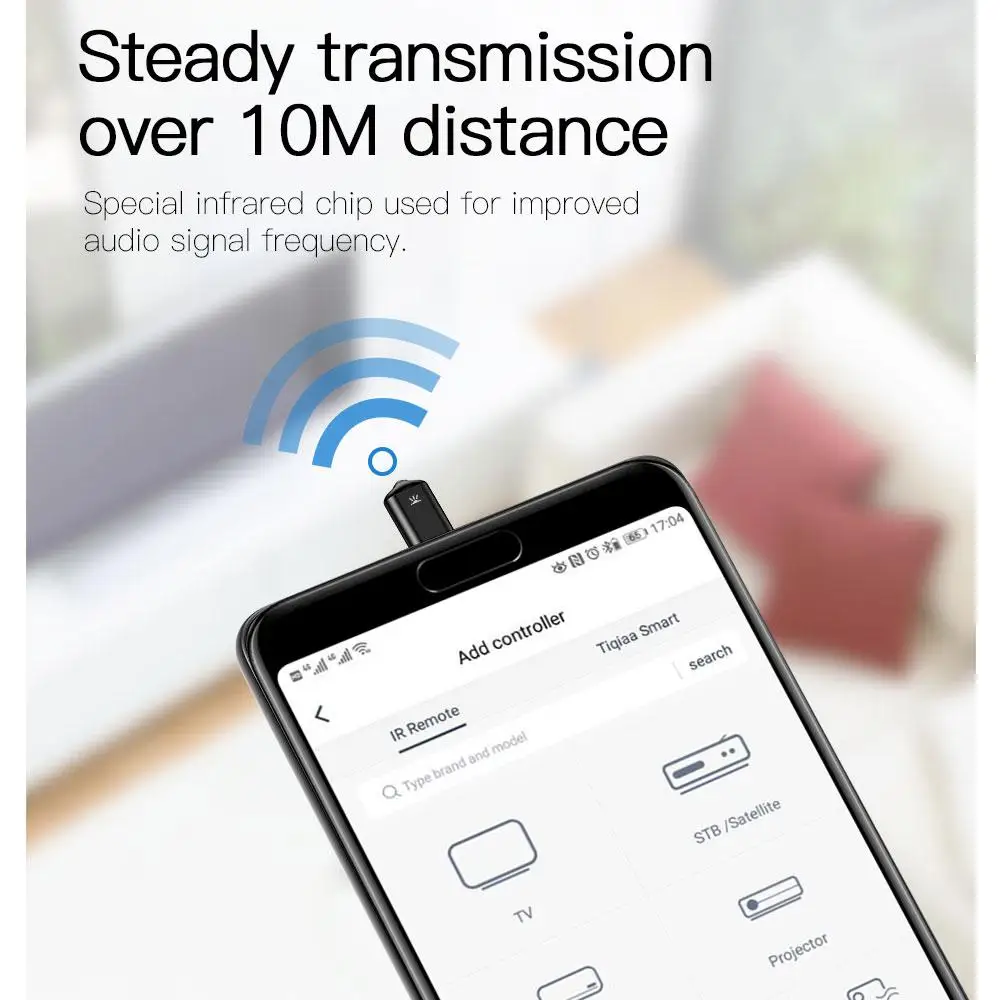 Тип-c смартфон ИК пульт дистанционного управления Лер адаптер для Android смартфон мини Инфракрасный Универсальный контроль все в одном Air Conditione