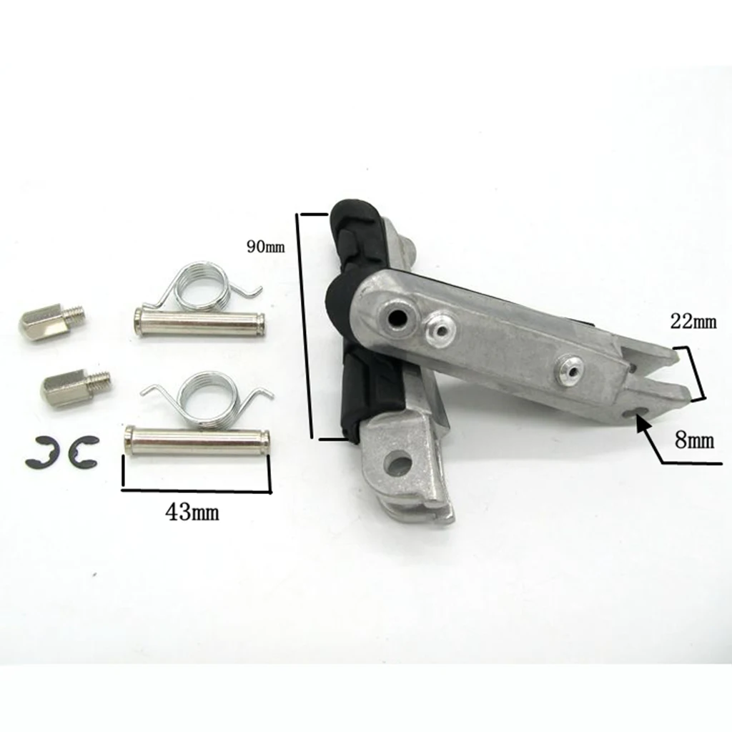 1 Set Motorcycle Front Footrest Pedal Foot Pegs Foot Pegs Pedals For  Honda CBR Pedal VTR1000 XL1000 CB1100 CBR1100 CB1300