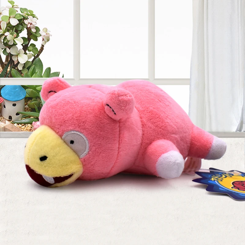 

Pikachu Plush Figure Toys Cute Cartoon 19cm Kong Idiot Lying Prone Slowpoke Soft Stuffed Animal Dolls Kids Gift