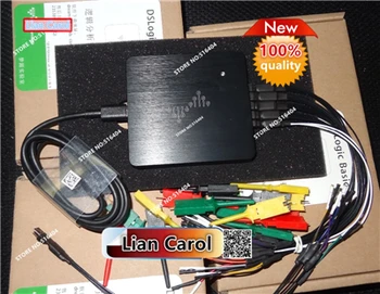 

usb osciloscópio 16 canais digitais 100 mhz/400 mh largura de banda 48msa/s taxa de amostra 16 canais lógica analisador DSLogic