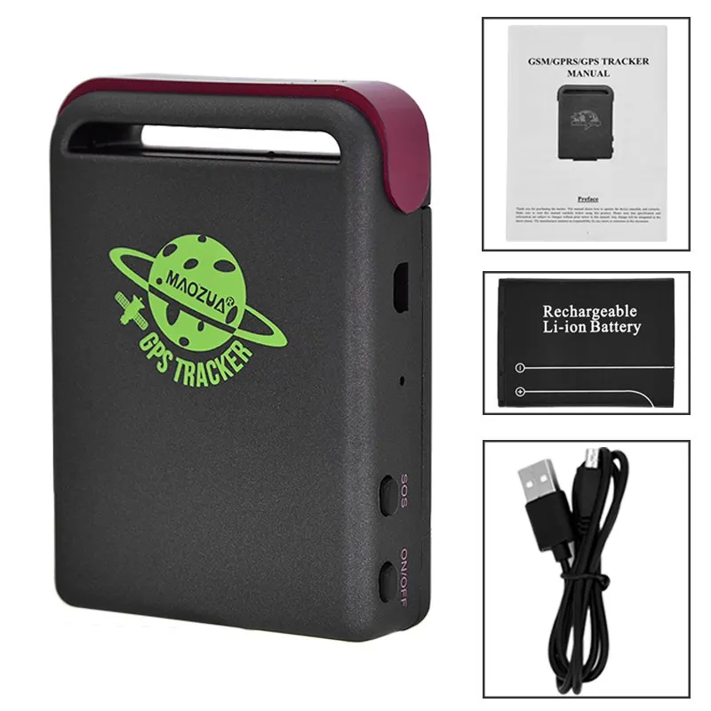 

10pcs GPS Locator Vehicle GSM TK102B Car Mini Realtime Online GSM GPRS Tracking Device Locator TK 102 for Kids Pets and Car