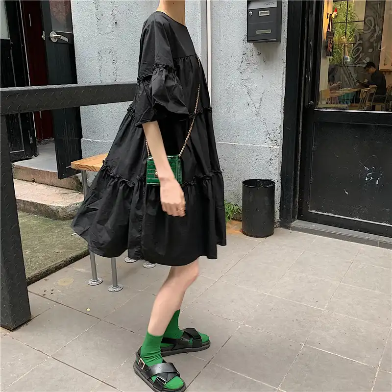 Aransue夏19フレンチレトロ山本ワンピースドレス人形カルトドレス韓国ファッション服 ドレス Aliexpress