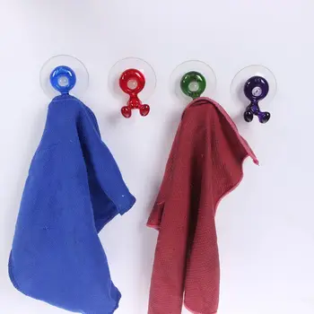 

Creative Strong Toothbrush Suction Holder Rack Practical Wall Mount Hang Stand Towel Holder Self-adhesive Home Bathroom Supplies