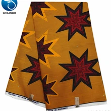 LIULANZHI африканская восковая ткань s новейший дизайн напечатанная Анкара восковая ткань настоящий воск ткань полиэстер для платьев ML29L01-ML29L18