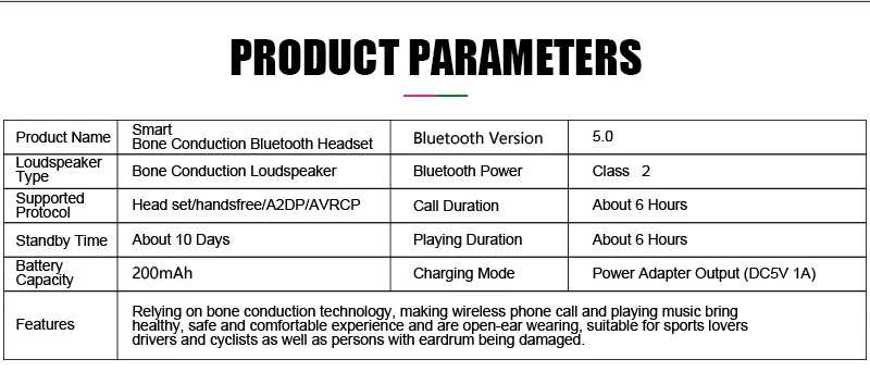 Оригинальные наушники Z8, Bluetooth 5,0, наушники с костной проводимостью, Беспроводные спортивные наушники, наушники с поддержкой гарнитуры, Прямая поставка