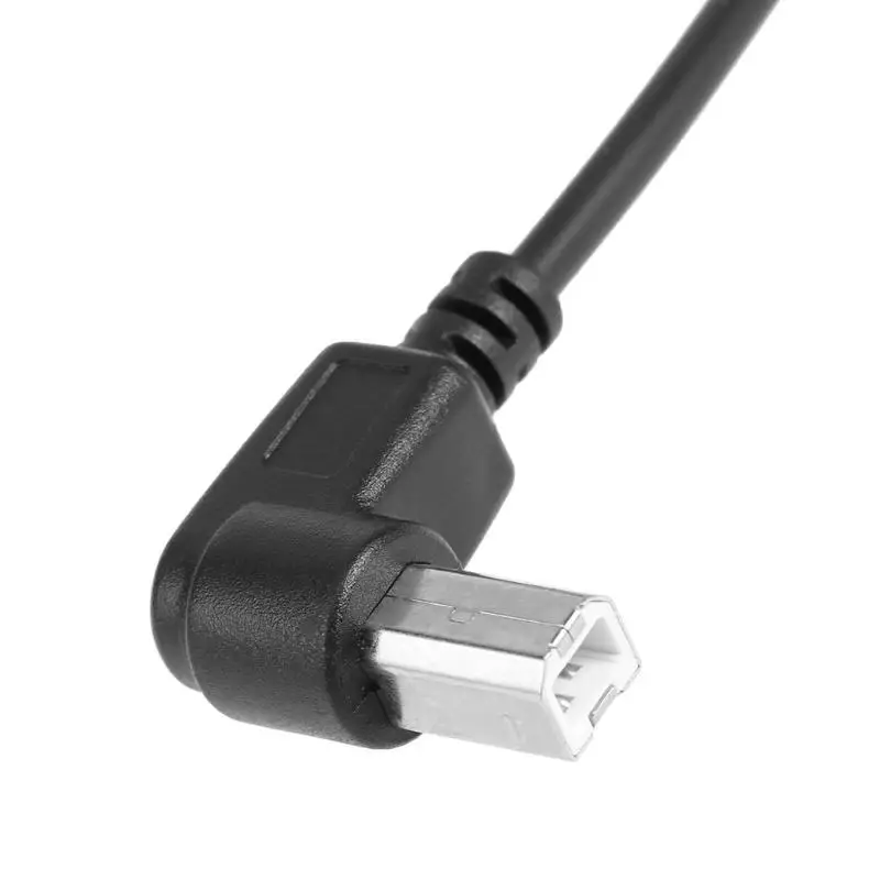 4 мм USB 2 0 локоть B кабель папа мама Тип разъем провода Принтер Панель Крепление