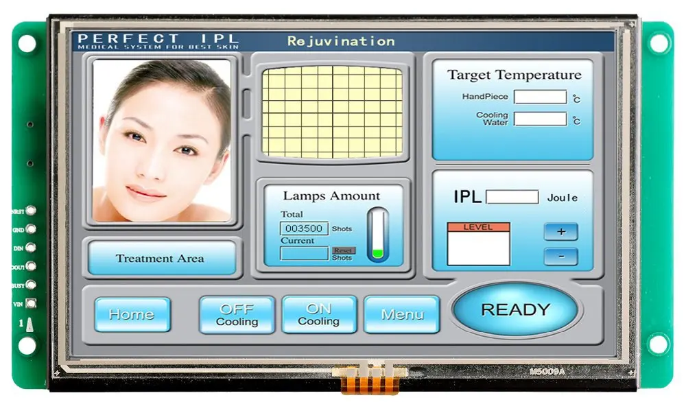 8 Inch Smart TFT LCD Touch Screen With RS232 Interface 8 Inch Smart TFT LCD Touch Screen With RS232 Interface