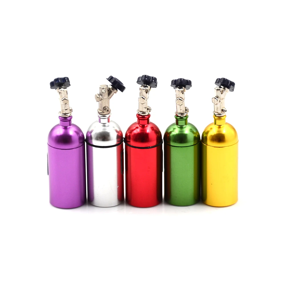 

5PCS RC Car Simulation Climbing Car Nitrogen Bottle Climbing Ornament White Pipe 1/10 RC Car Scale Cylinder Crawler Accessory