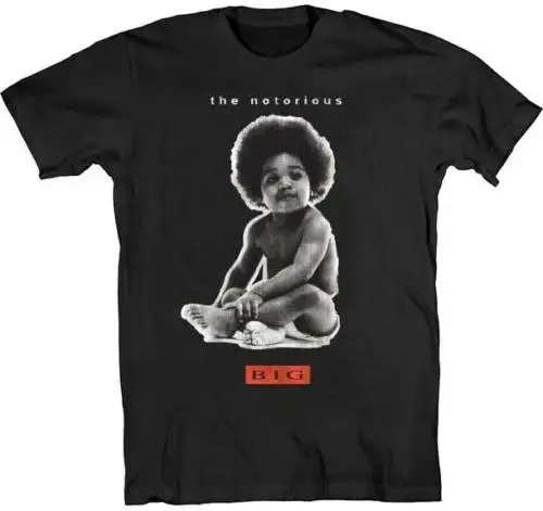 The Notorious B.I.G. Пресловутый большой ребенок S M L XL 2XL черная футболка | Мужская одежда