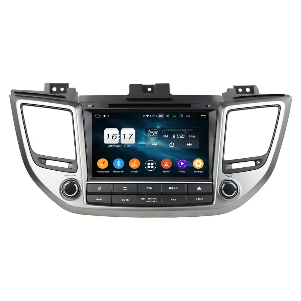 Sale For Hyundai Tucson ix35 2015 2016 2017 Android 9.0 Octa Core 2 din 8" Car Radio DVD GPS Bluetooth WIFI USB 4GB+32GB Mirror-link 1