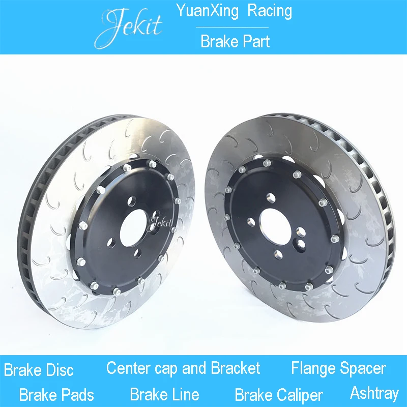 Jekit автомобильные тормозные диски 355*32 мм диск с центральной крышкой для mitsubishi evo X передний тормозной суппорт для Volvo XC 60/90