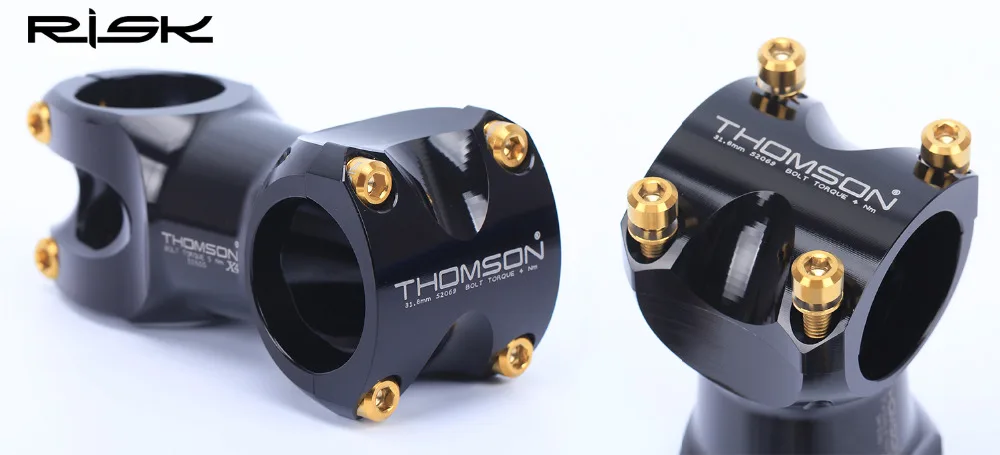 RISK 6 шт. M5x18mm Ti титановый дорожный велосипедный стволовый болт для горного