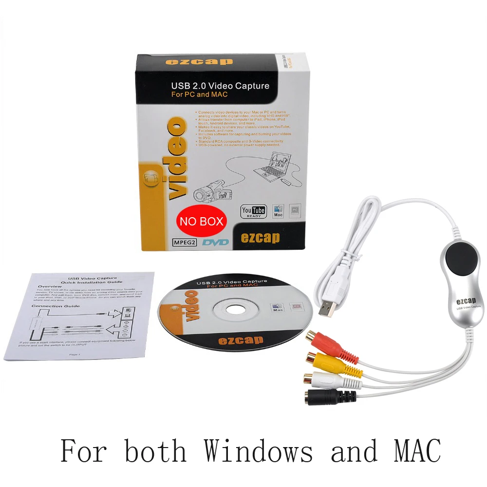 USB Audio Video Capture VHS to DVD Converter Capture Card,Convert old vhs tape tv camera video to PC, Windows 7 8 Win10 & MAC OS USB Audio Video Capture VHS to DVD Converter Capture Card,Convert old vhs tape tv camera video to PC, Windows 7 8 Win10 & MAC OS