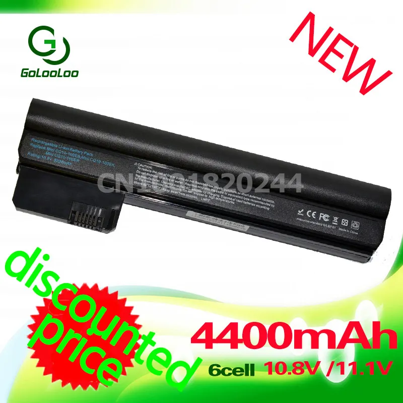 Golooloo 4400MaH 03TY battery for HP Mini CQ10 110-3000 CQ10-400 607763-001 607762-001 HSTNN-CB1U HSTNN-DB1T