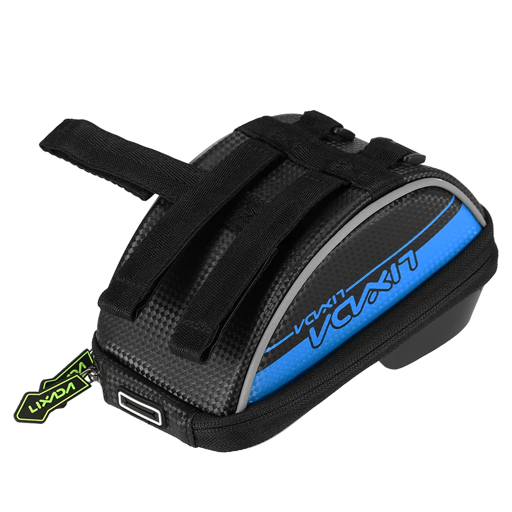 Clearance Lixada Bike Bicycle Bag Top Tube Handlebar Bag Touchscreen Cell Phone Mount Holder MTB Road Bike Bicycle Front Frame Bag 9