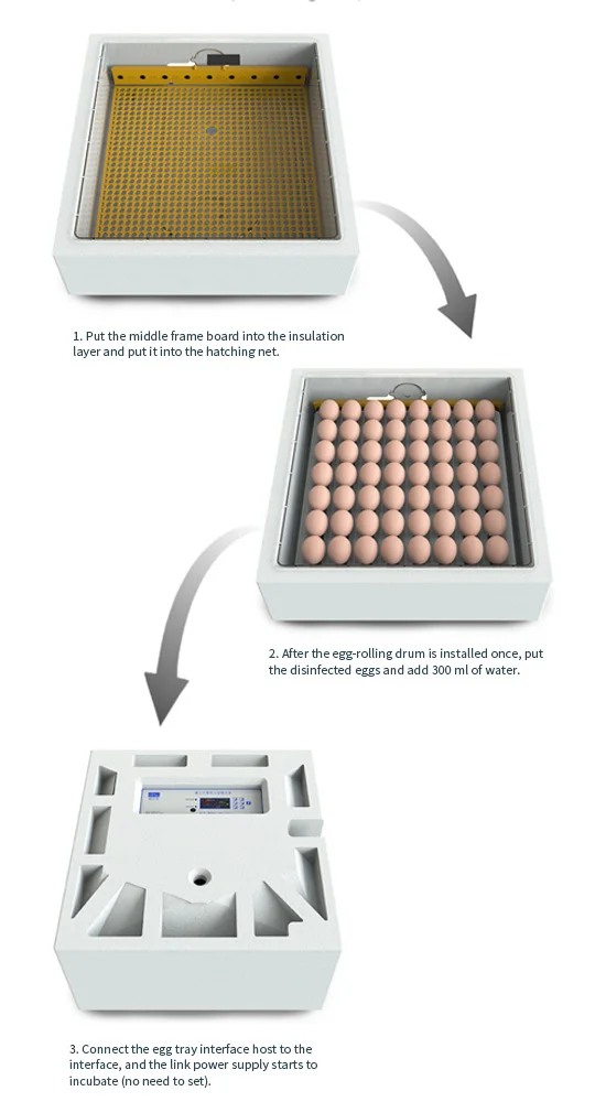 56 яиц инкубатор цифровой яйца птицы инкубатор с автоматическим контролем температуры и влажности авто-поворот для курицы утки и т. Д