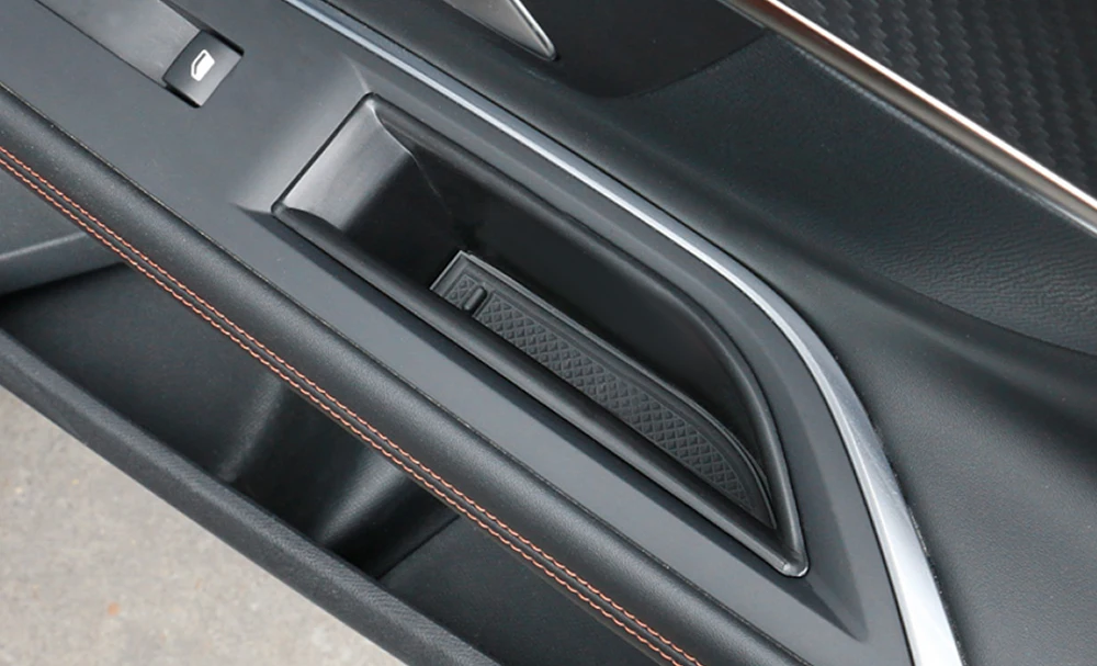 Аксессуары для peugeot 3008 3008GT автомобильный передний внутренний Автомобильный Дверной поддон для хранения подлокотников контейнер коробка крышка комплект отделка