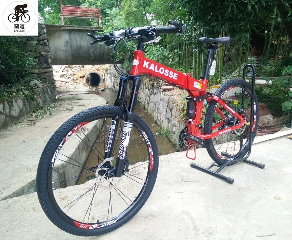 Clearance Kalosse  M370  26 inch Hydraulic brakes     tyre dirt bike  27 speed  folding  mountain bike bicycle , 1